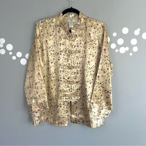 Amanda Stewart Intimates Floral Top Size LP